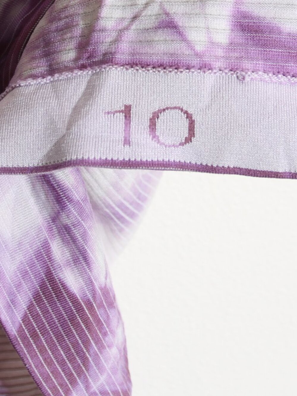 Lululemon Swiftly Tech Long Sleeve Shirt 2.0 Shibori Stripe Wisteria Purple 10 - Picture 10 of 15